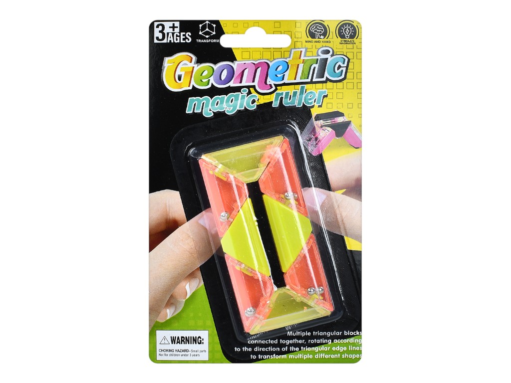 Гра - головоломка H018,  Geometric Magic Ruler, 3 види (ціна за 1шт)