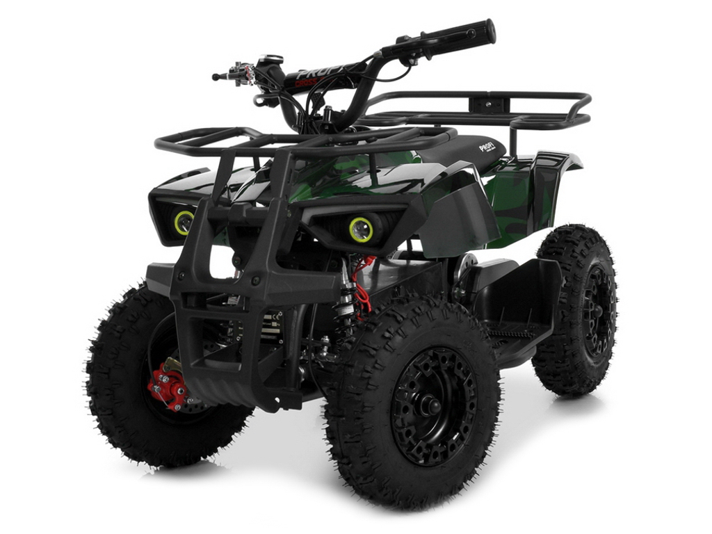 Квадроцикл електричний 1000W HB-ATV1000AS, 113 см, фари передні та задні, зелений, Profi