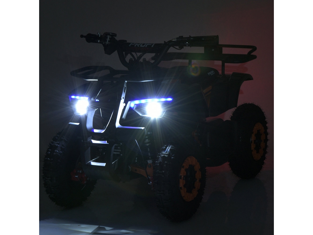 Квадроцикл электрический HB-ATV1000AS-2-7, черно-оранжевый, 1000W, 36V