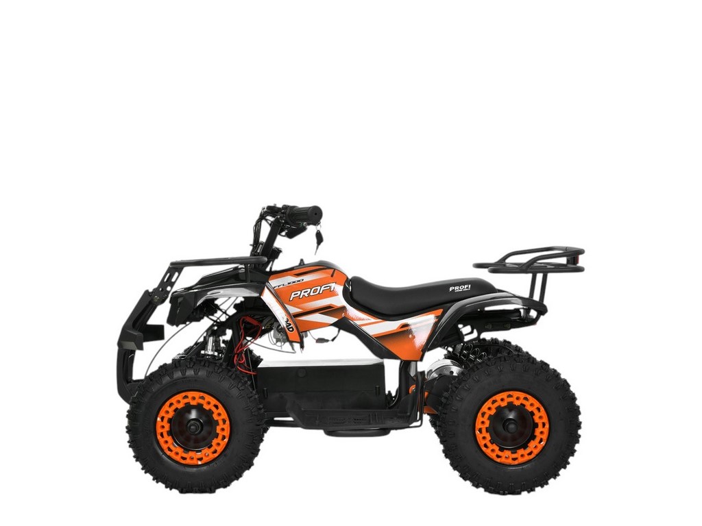 Квадроцикл электрический HB-ATV1000AS-2-7, черно-оранжевый, 1000W, 36V