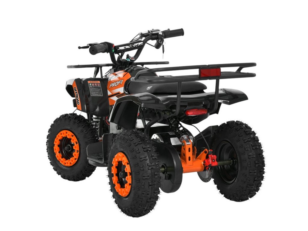 Квадроцикл электрический HB-ATV1000AS-2-7, черно-оранжевый, 1000W, 36V