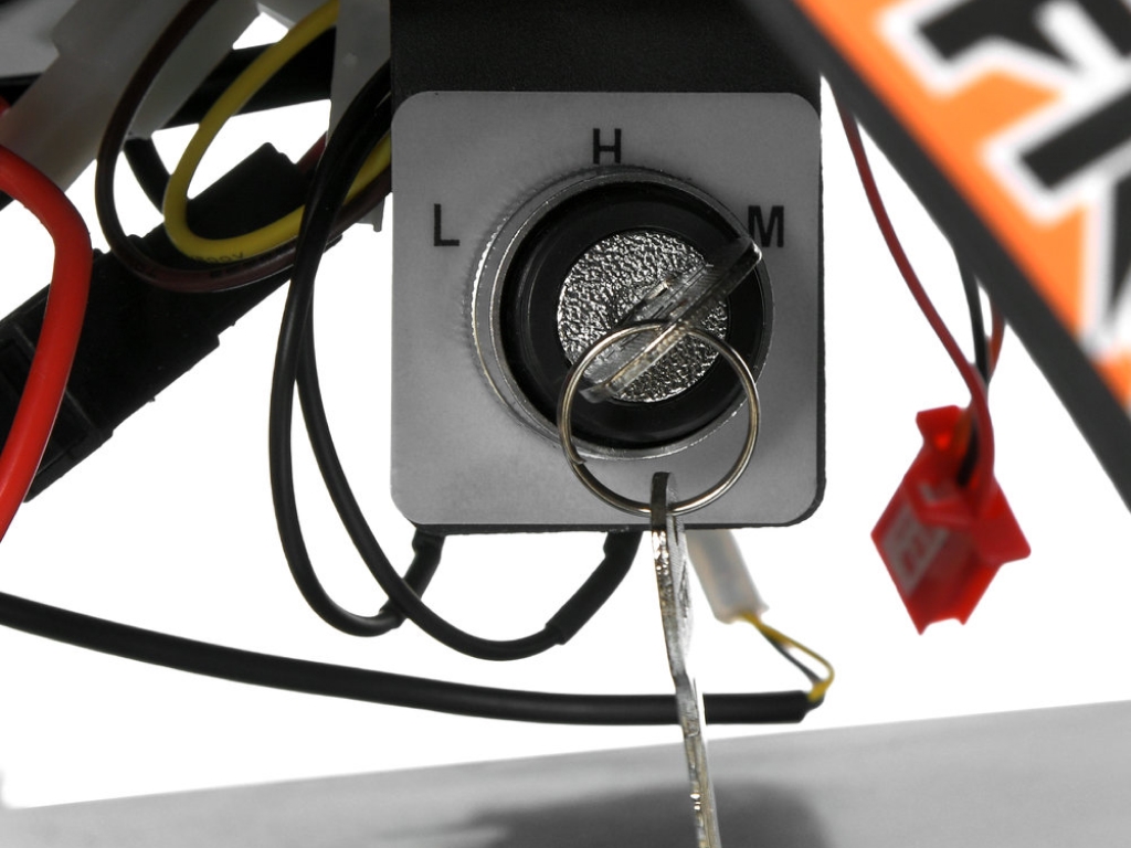 Квадроцикл электрический HB-ATV1000AS-2-7, черно-оранжевый, 1000W, 36V