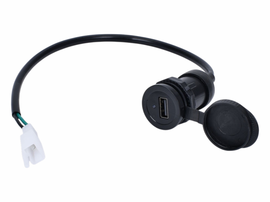USB разъем для зарядки телефона HB-EATV1450H(MP3), для квадроцикла, металл/пластмасса
