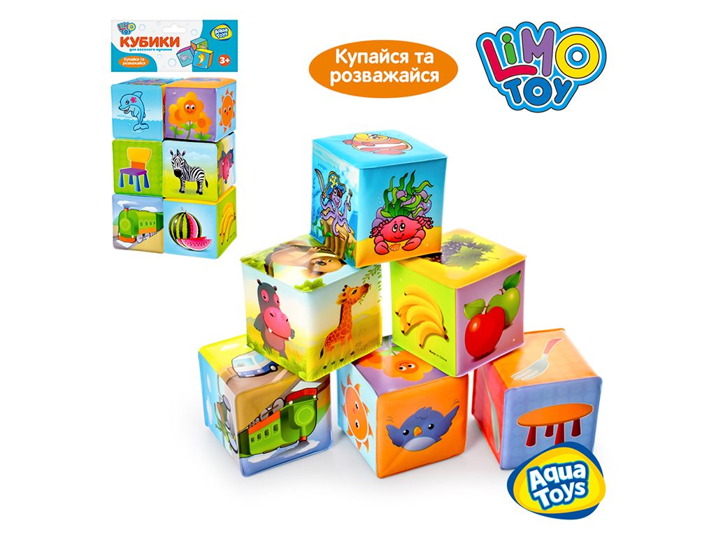 Кубики для купання. Limo Toy M 0257 U/R