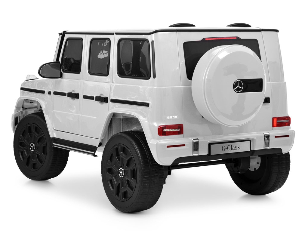Электромобиль двухместный JJ2288EBLR-1 Mercedes-Benz, 1х24V7/AH, 4×45W, EVA, TF, белый