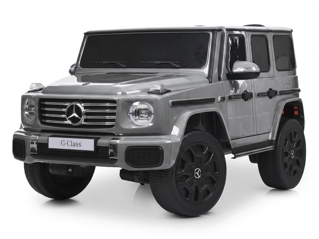 Електромобіль двомісний JJ2288EBLR-11 Mercedes-Benz, 1х24V7/AH, 4×45W, EVA, TF, сірий