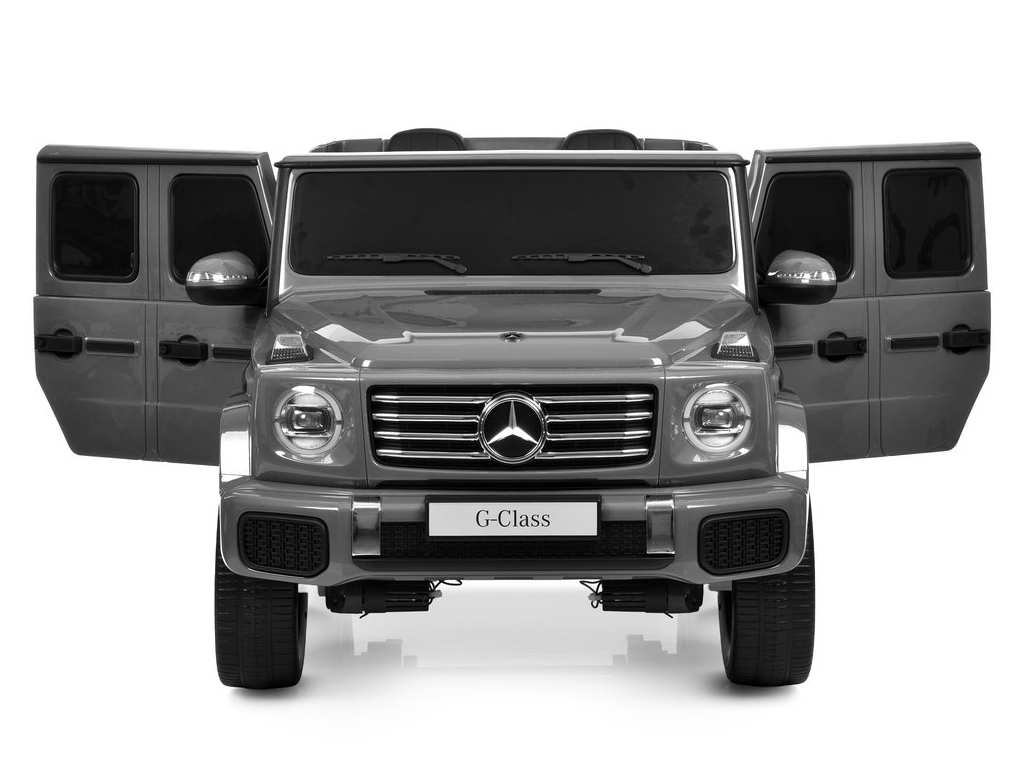 Електромобіль двомісний JJ2288EBLR-11 Mercedes-Benz, 1х24V7/AH, 4×45W, EVA, TF, сірий