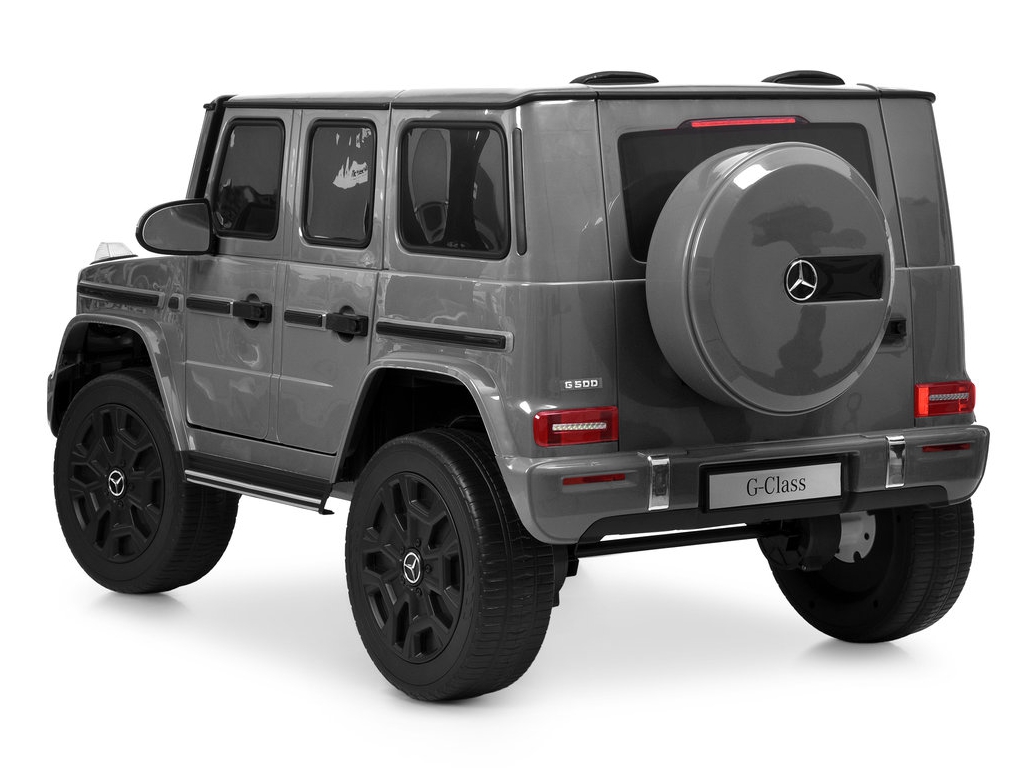 Електромобіль двомісний JJ2288EBLR-11 Mercedes-Benz, 1х24V7/AH, 4×45W, EVA, TF, сірий