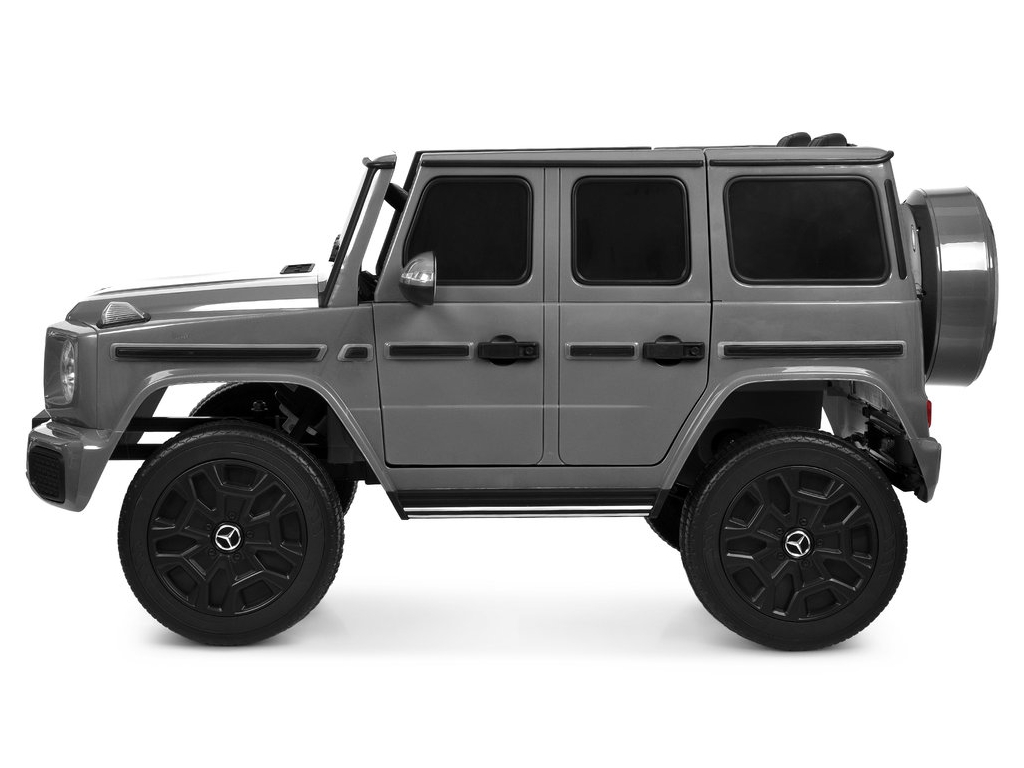Електромобіль двомісний JJ2288EBLR-11 Mercedes-Benz, 1х24V7/AH, 4×45W, EVA, TF, сірий