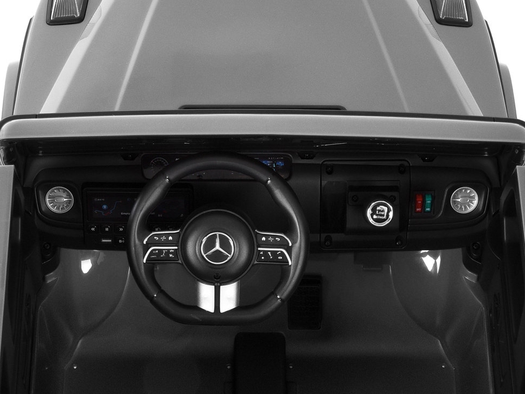 Електромобіль двомісний JJ2288EBLR-11 Mercedes-Benz, 1х24V7/AH, 4×45W, EVA, TF, сірий