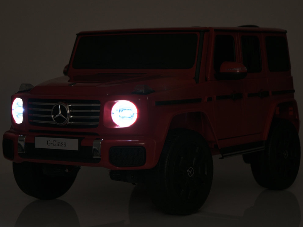 Електромобіль двомісний JJ2288EBLR-11 Mercedes-Benz, 1х24V7/AH, 4×45W, EVA, TF, сірий
