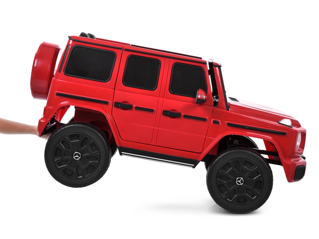 Электромобиль двухместный JJ2288EBLR-3 Mercedes-Benz, 1х24V7/AH, 4×45W, EVA, TF, красный