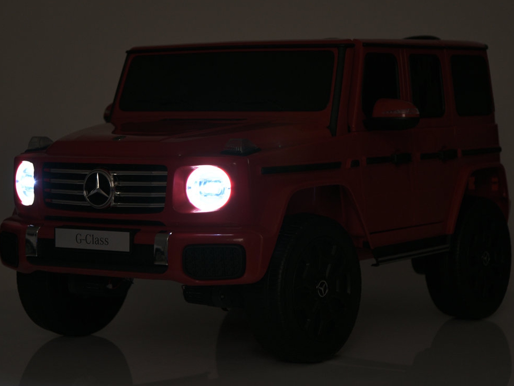 Электромобиль двухместный JJ2288EBLR-3 Mercedes-Benz, 1х24V7/AH, 4×45W, EVA, TF, красный