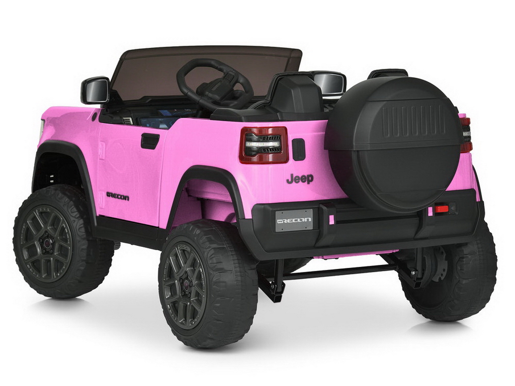 Електромобіль двомісний JJ2500EBLR-8(24V), 141 см, 4x25W, EVA колеса, рожевий, Bambi Racer