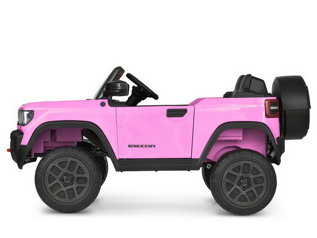 Електромобіль двомісний JJ2500EBLR-8(24V), 141 см, 4x25W, EVA колеса, рожевий, Bambi Racer