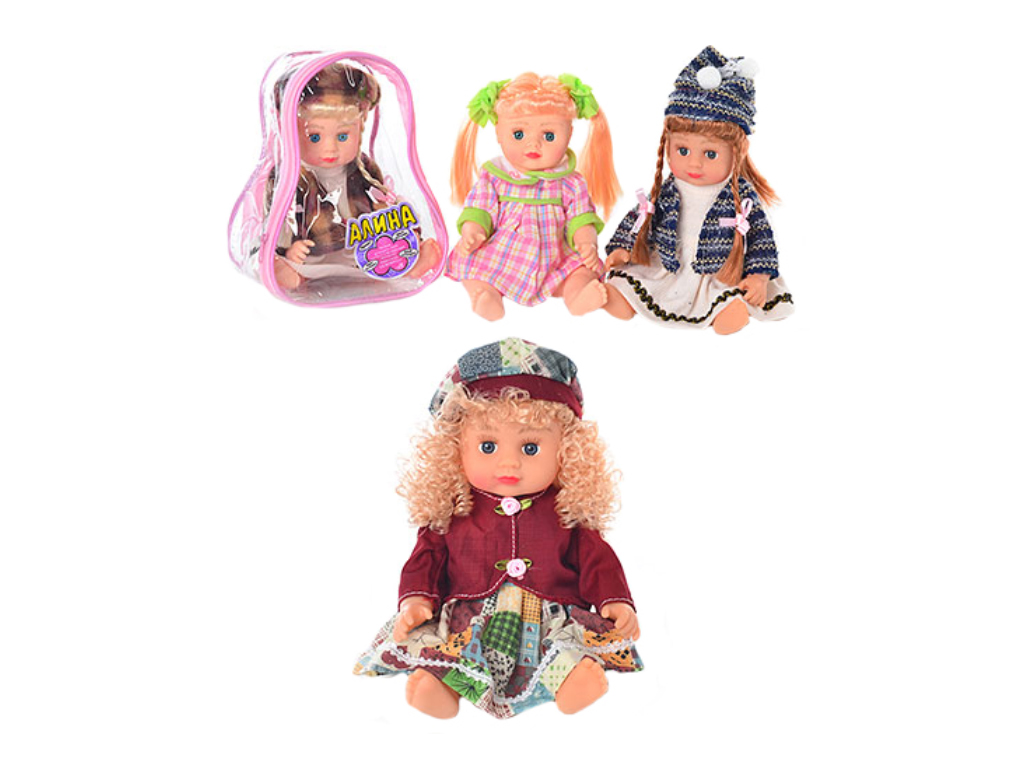Кукла Алина в рюкзаке. Play Smart 5066/69/75/76