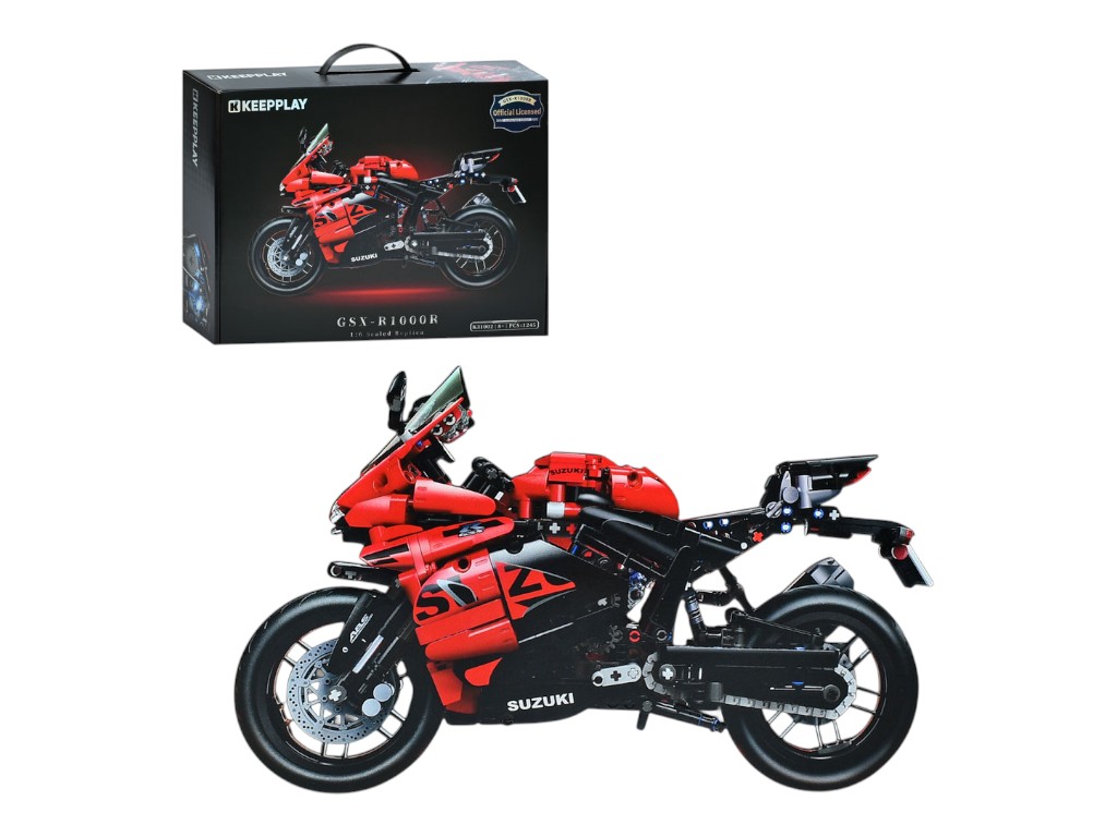 Конструктор мотоцикл Suzuk K31002, 1:6, 1245 деталей