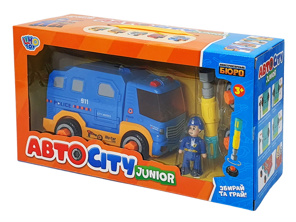 Конструктор на шурупах Машинка. Limo Toy KB 034