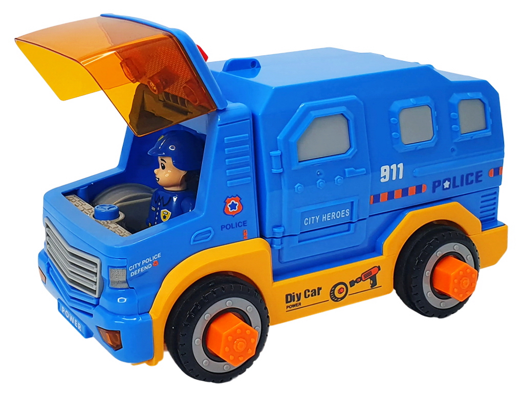 Конструктор на шурупах Машинка. Limo Toy KB 034