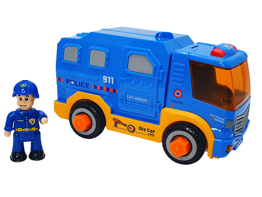 Конструктор на шурупах Машинка. Limo Toy KB 034