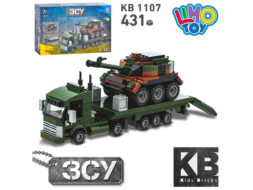 Конструктор  военная техника. Limo Toy KB 1107. 431 деталь