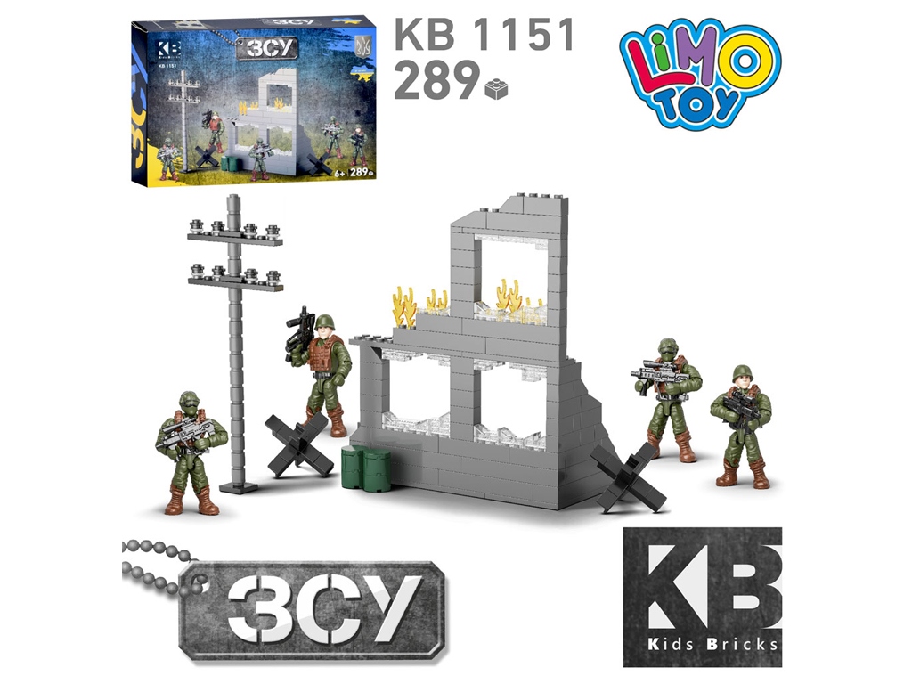 Конструктор Військовий. 289 деталей KB 1151