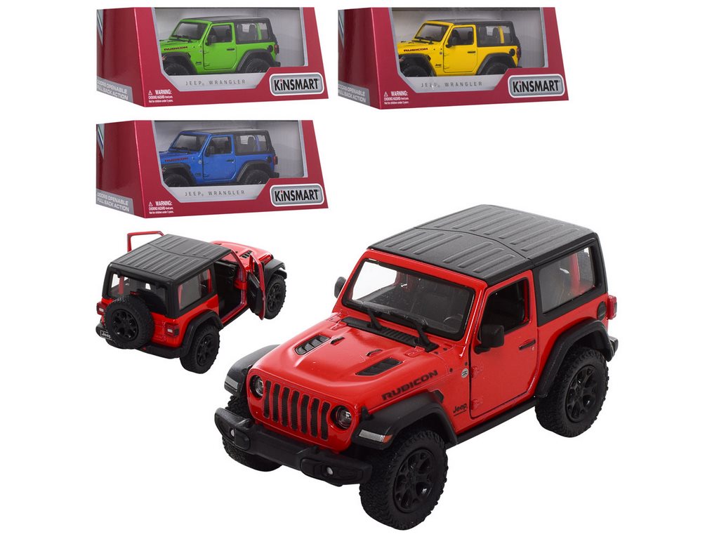 Машинка металлическая инерционная Jeep Wrangler. Kinsmart KT 5412 WB