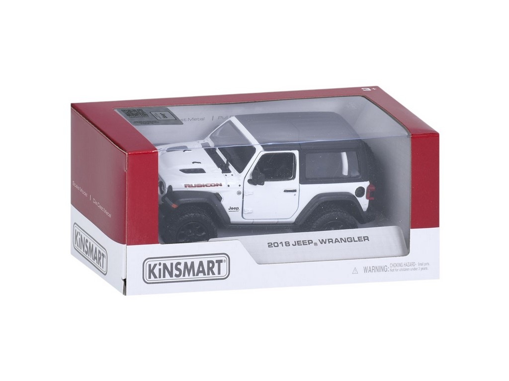 Машинка игрушечная Джип KT5412WK, металл, инерционная, 1:34, открывающаяся дверь, 3 цвета, KINSMART
