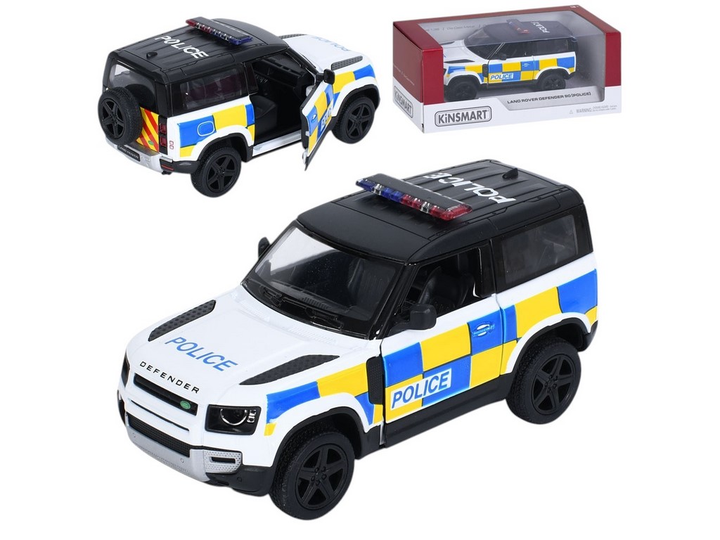 Машинка іграшкова Джип KT5428WP, поліція, метал, інерційна, 1:36, відкривні двері, KINSMART