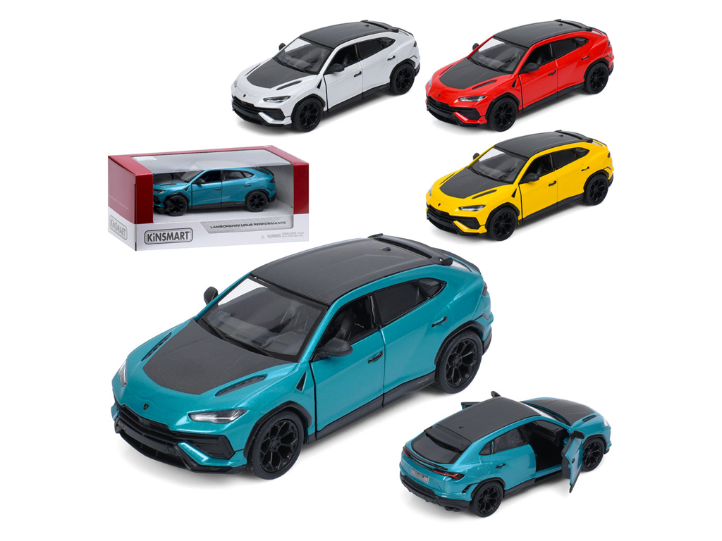 Джип металлический инерционный Lamborghini Urus Performante 12,5см, Kinsmart KT5447W