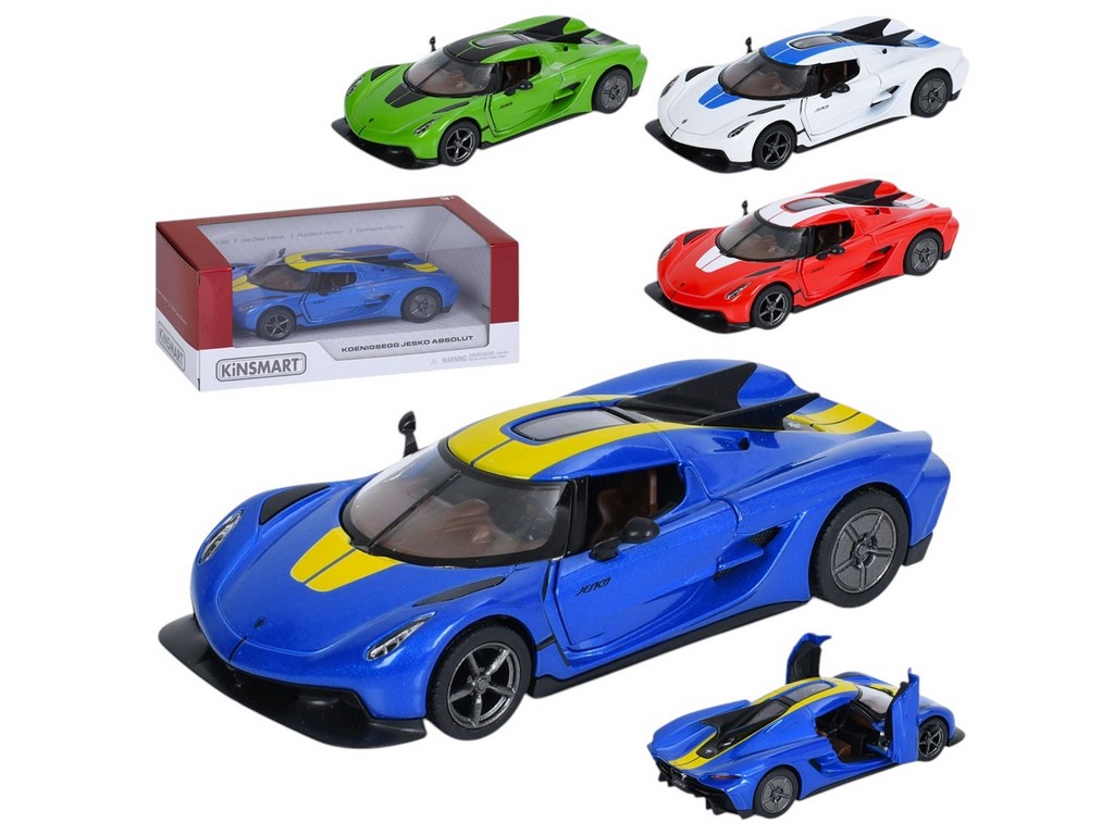Машинка инерционная KT5473WF 12,5 см, открывающаяся дверь, 4 цвета (цена за 1шт) Kinsmart