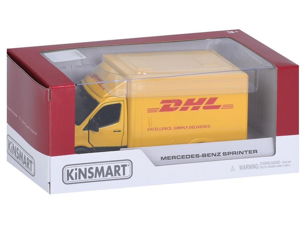 Почтовый фургон инерционный, двери открываются, металл, Kinsmart KT5475W