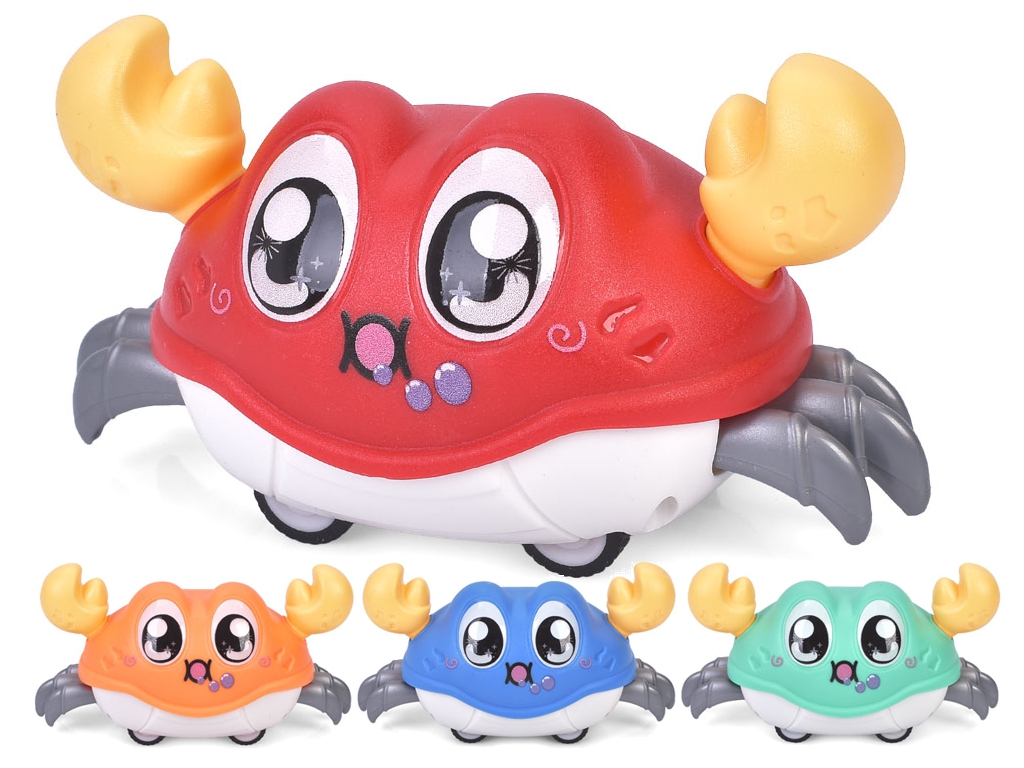 Игрушка Краб, инерционная, подвижные детали, 4 цвета (цена за 1 шт)