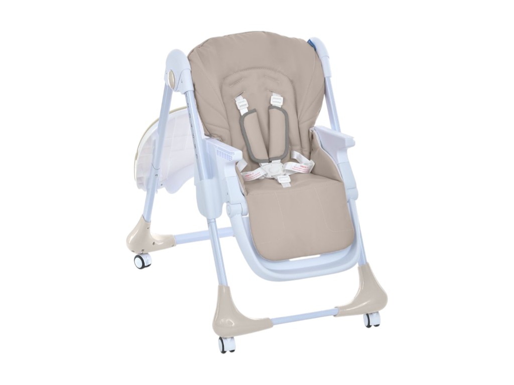 Стульчик для кормления. M 3233L Taupe Beige с регулировкой высоты и спинки, бежевый