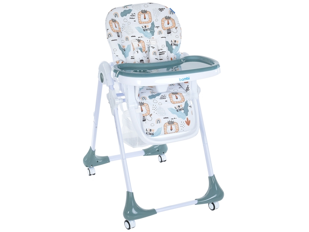 Стульчик для кормления. Bambi M 3233 Lion King Teal