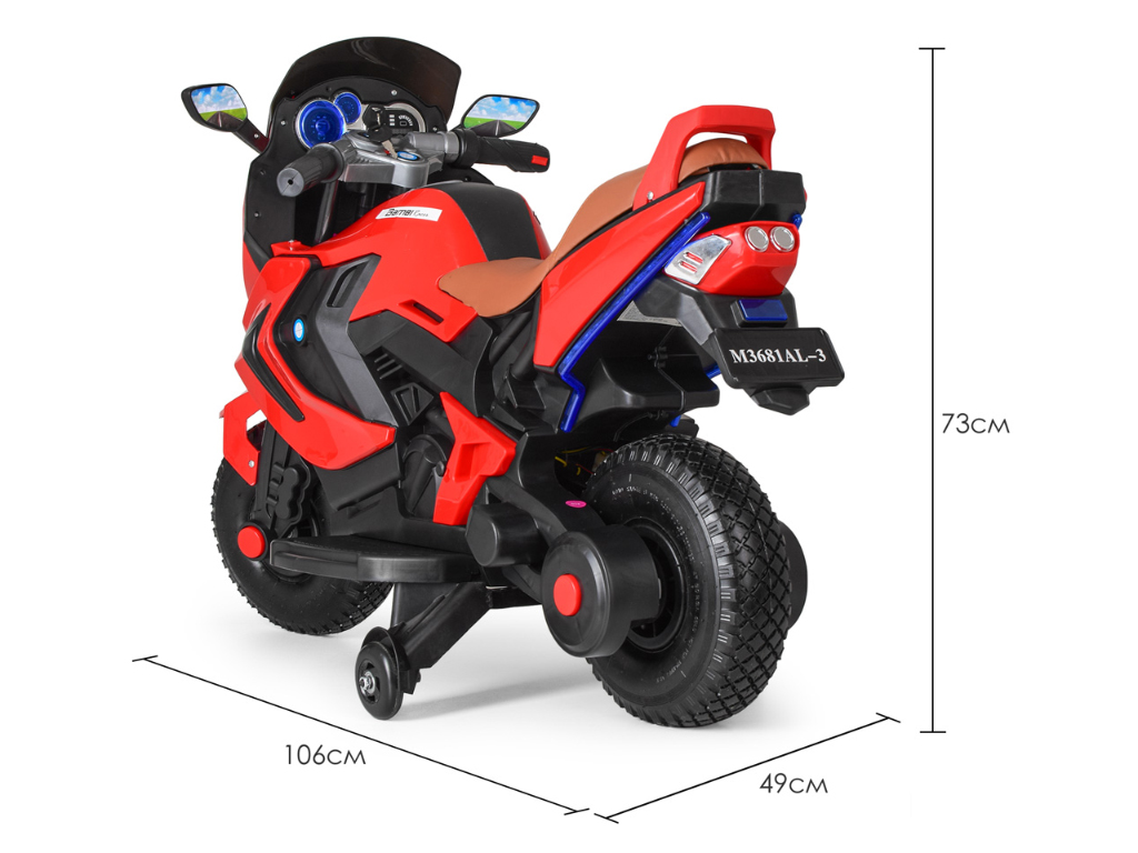 Дитячий електромотоцикл. Bambi Racer M 3681AL-3