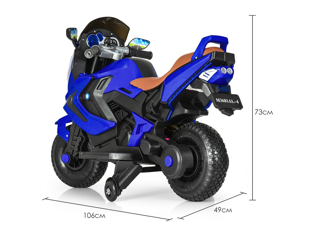 Дитячий електромотоцикл. Bambi Racer M 3681AL-4