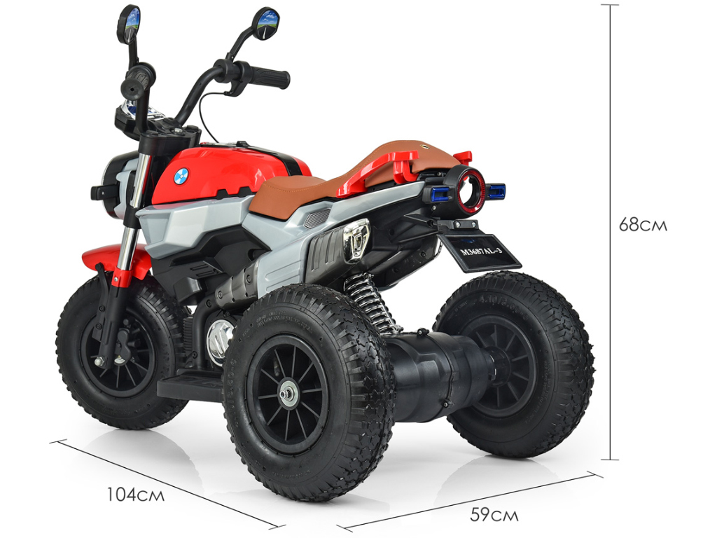 Дитячий електромотоцикл. Bambi Racer M 3687AL-3