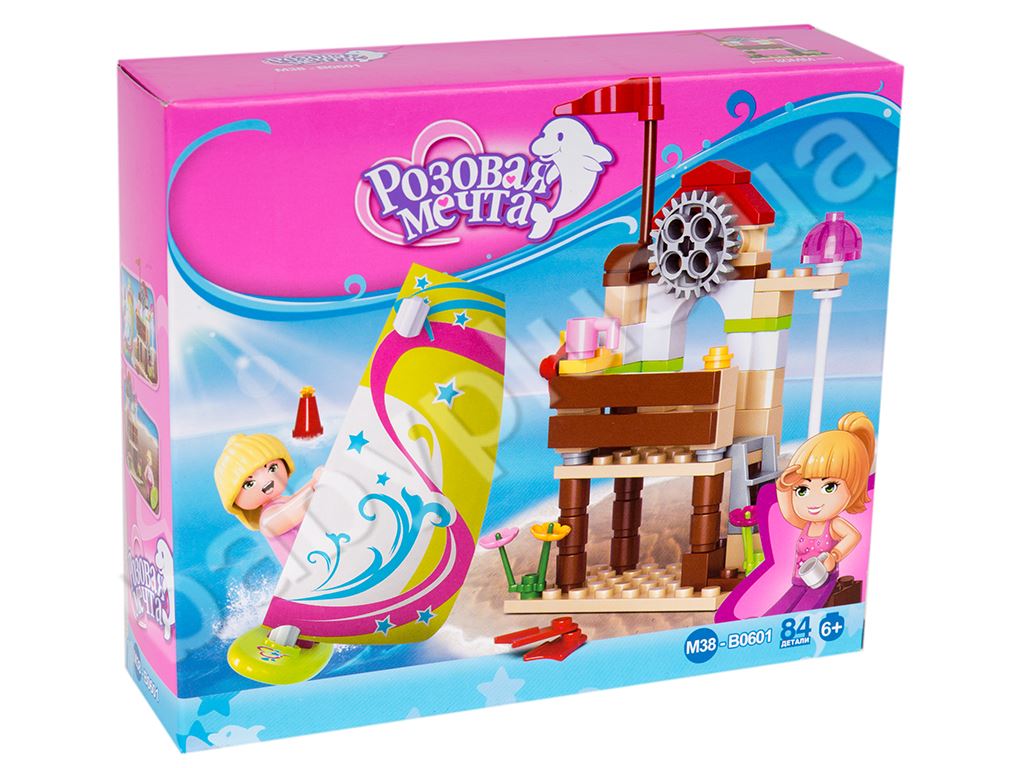 Конструктор Розовая мечта. B0601. 84 детали