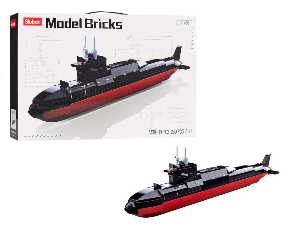 Конструктор Підводний човен. B0703. 269 деталей