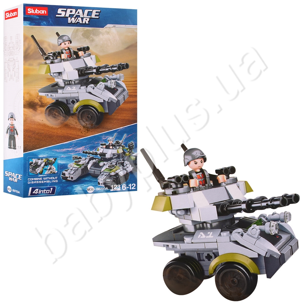 Конструктор Транспорт. B0793A. 123 деталі