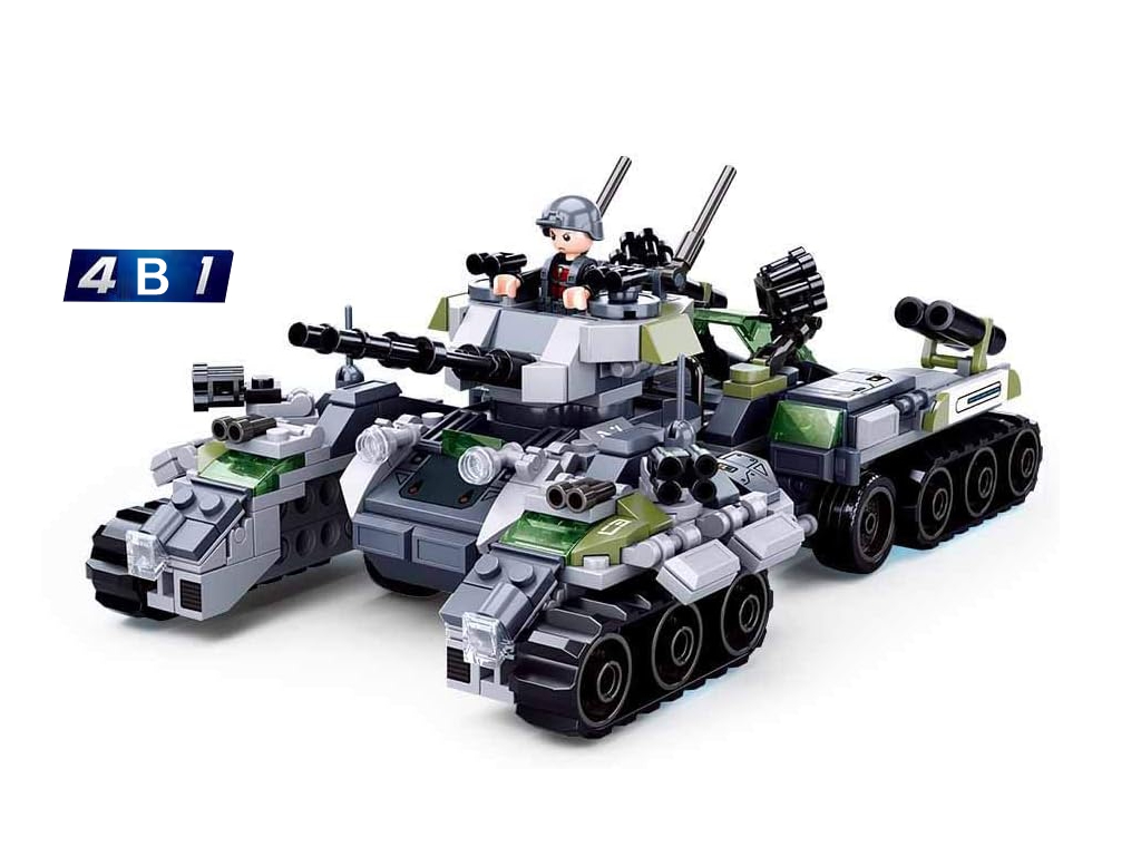 Конструктор Військовий транспорт. B0793. Від 120 деталей (ціна за 1шт)