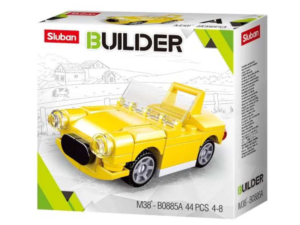 Конструктор Машина 7,8 см. B0885A. 44 деталі