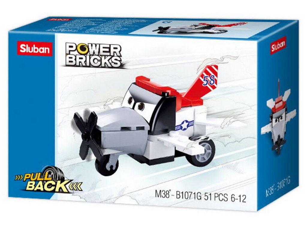 Конструктор літачок. B1071G. 51 деталей