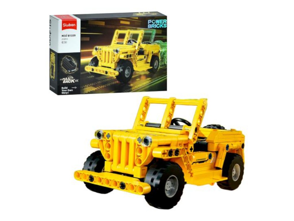 Конструктор джип SLUBAN M38-B1339, 210 деталей, SLUBAN