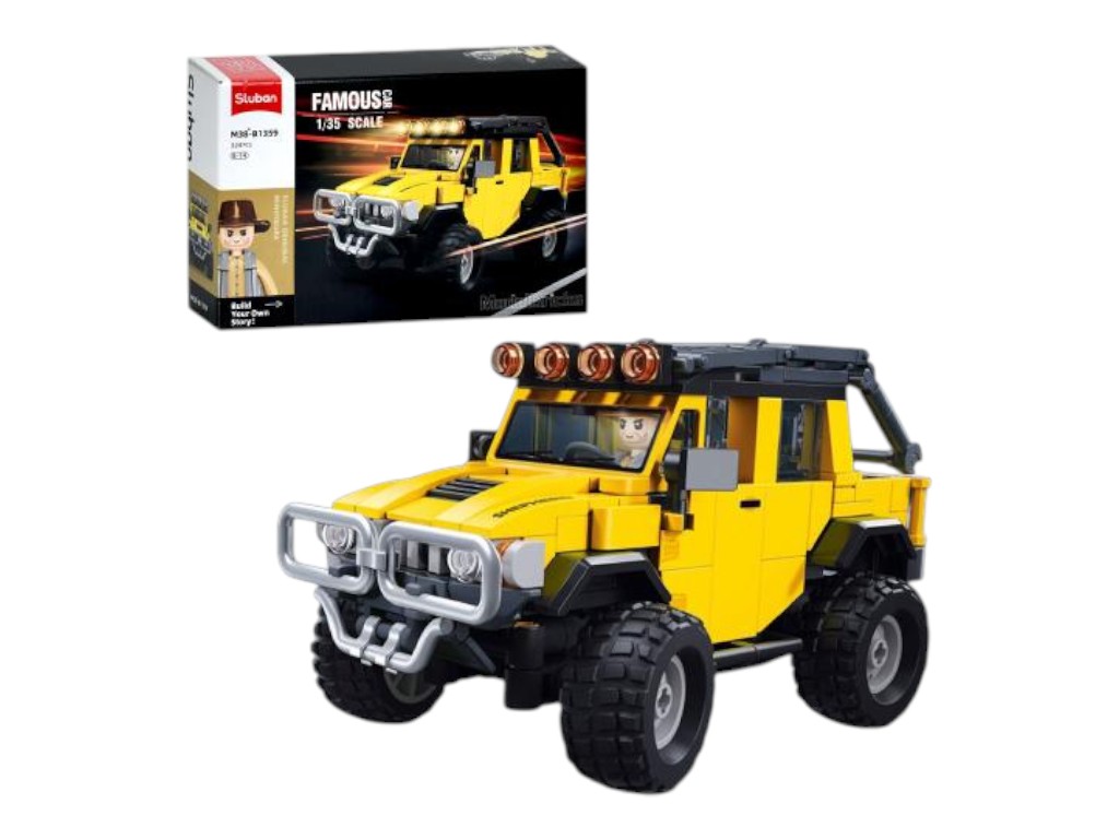 Конструктор джип SLUBAN M38-B1359, з фігуркою, 324 деталі