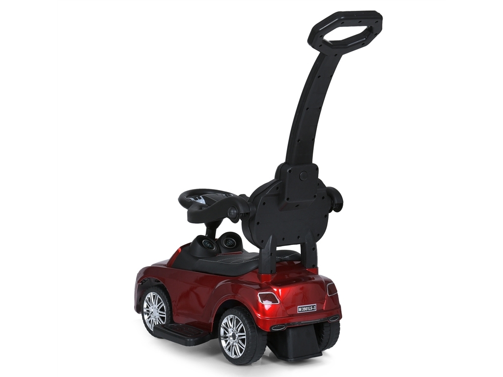 Каталка-толокар із батьківською ручкою 2в1. Bambi Racer M 3901LS-3