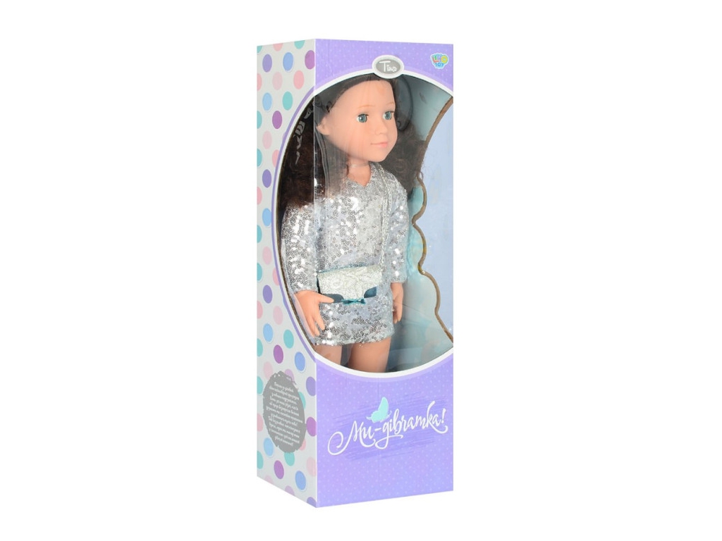 Кукла музыкальная говорит по-украински Limo Toy M 407-49 UA, 47 см, с сумочкой, Limo Toy (цена за 1