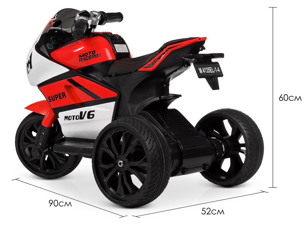 Дитячий електромотоцикл. Bambi Racer M 4135EL-1-3