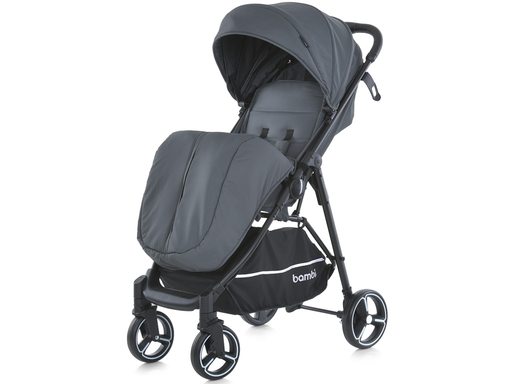 Коляска дитяча прогулянкова. Bambi M 4249-2 Gray Matt